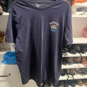 Hurley Dark Blue Tee with Vibrant Graphic